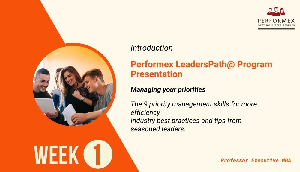 Week 1: Introduction Performex LeadersPath