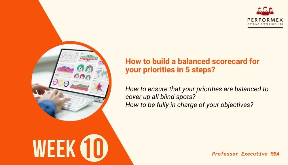 Week 10: How to build a balanced scorecard for your priorities in 5 steps?